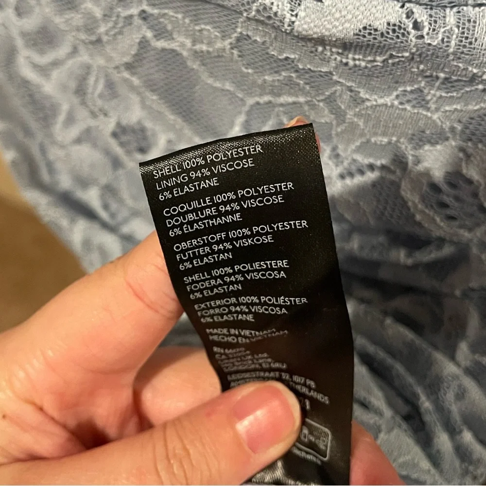 Anthropologie The Maya Ruched Cowl-Neck Dress: Lace Edition - Picture 9 of 10